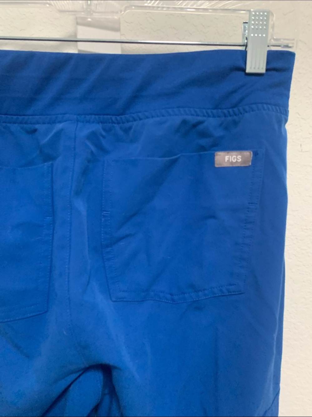 Figs Zamora Blue Jogger Scrub Pants with Drawstring - Picture 7 of 12